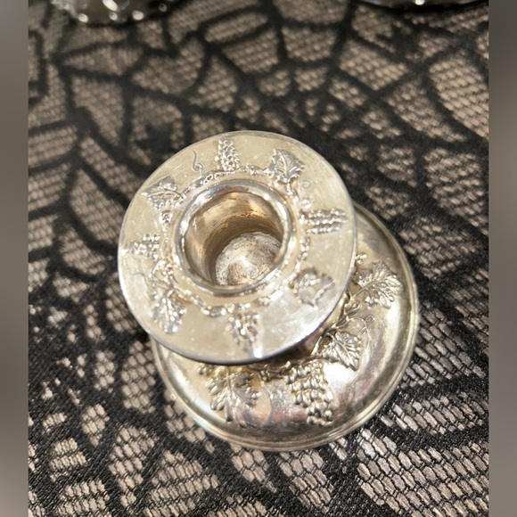 Vintage heavy lead candle stick holder - Picture 3 of 3